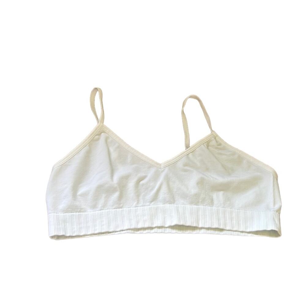 Cat & Jack XL White Thin Sports Bra